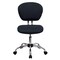 Emma and Oliver Mid-Back Mesh Padded Swivel Task Office Chair with Chrome Base